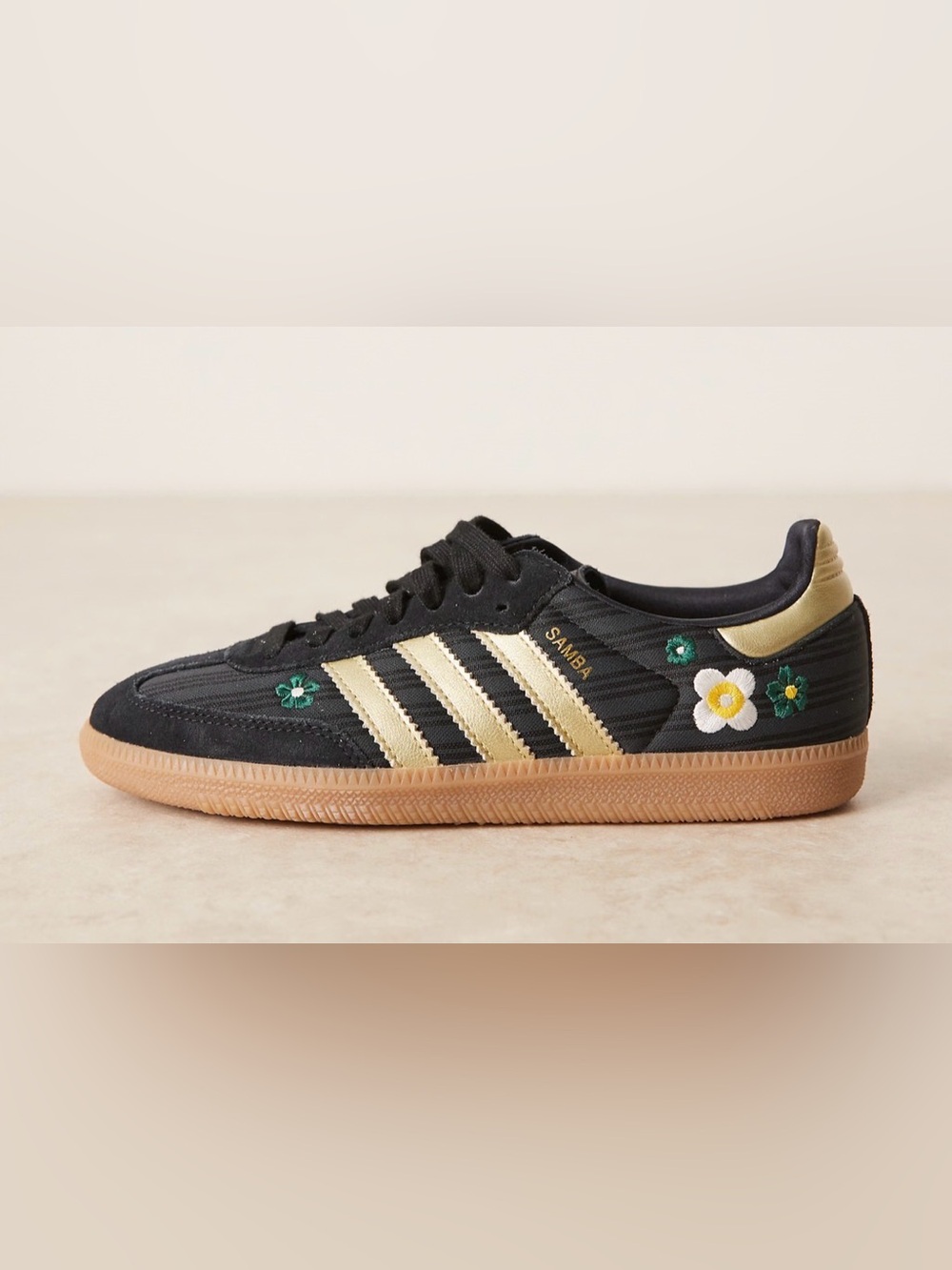 NIB [adidas] Originals Samba OG Sneakers Flower Details Women’s 5.5 / Youth 4.5